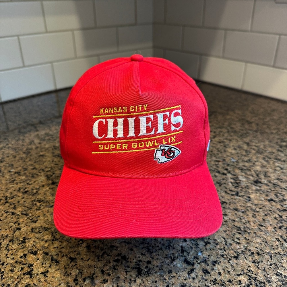 Kansas City Chiefs '47 Brand Snapback Hat Men's OSFA Red Super Bowl LIX